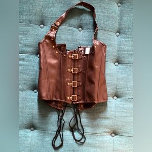 Mystery House Brown Steampunk Corset (Size M)